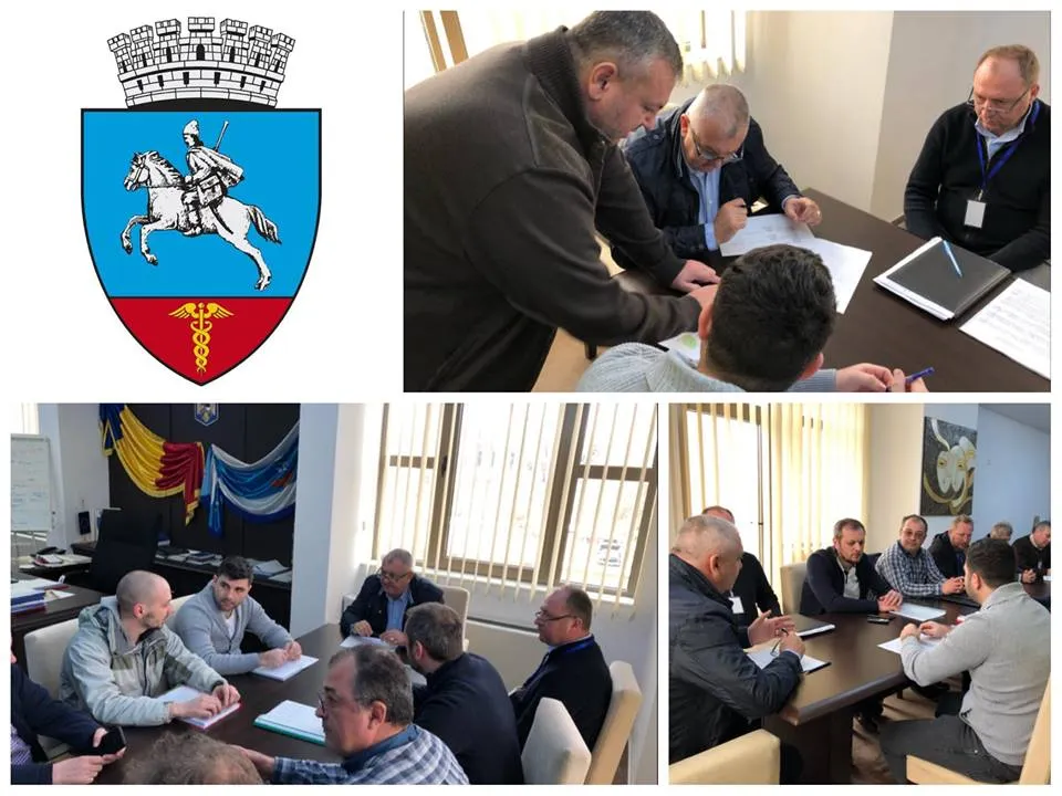 Constructorii implicați în proiectele Primăriei Călărași s-au întâlnit cu primarul Drăgulin