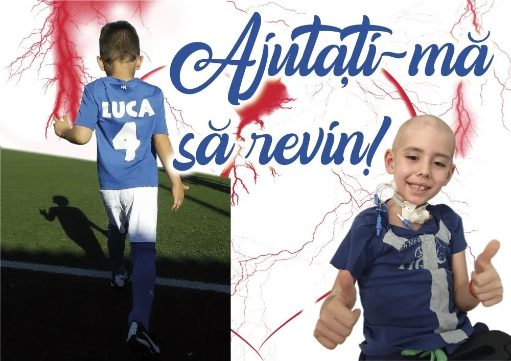 Luni, 15 aprilie, spectacol caritabil în Sala Barbu Știrbei pentru micuțul Luca