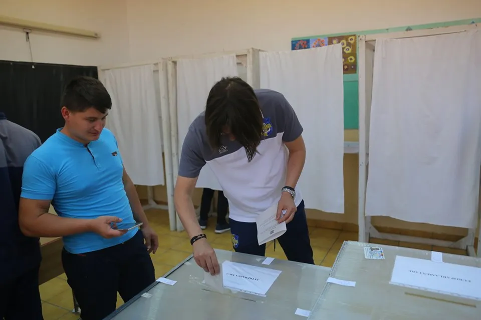 Dan Alexa a votat astăzi în comuna Vâlcelele, județul Călărași