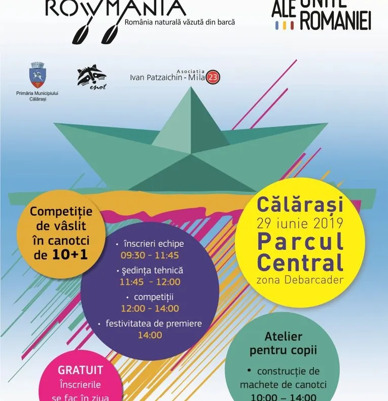 Ziua Dunării – ediția a VII-a, sâmbătă, 29 iunie, Călărași
