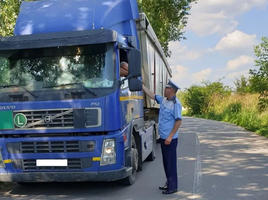 586 de vehicule verificate și 118 sancțiuni aplicate în cadrul acțiunii Truck&amp;Bus