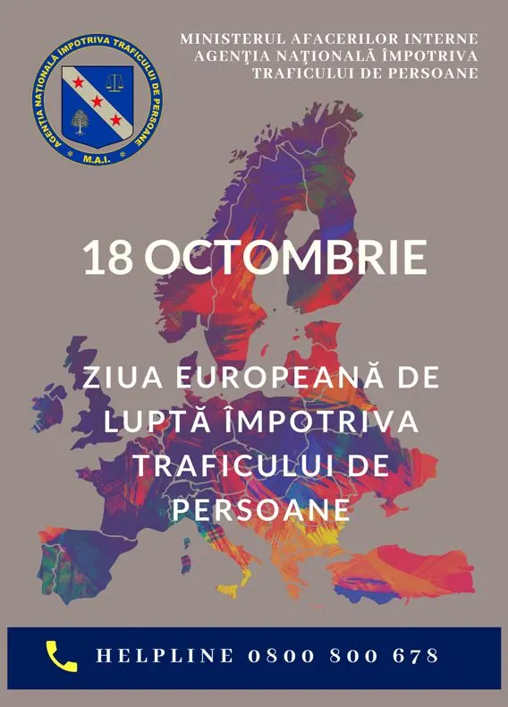„Săptămâna prevenirii traficului de persoane”, campanie a Agenției Naționale Împotriva Traficului de Persoane