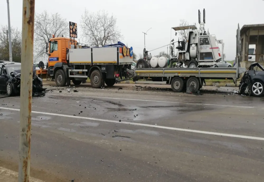 Accident cu 3 persoane implicate, la intrare în Călărași, pe DN 3