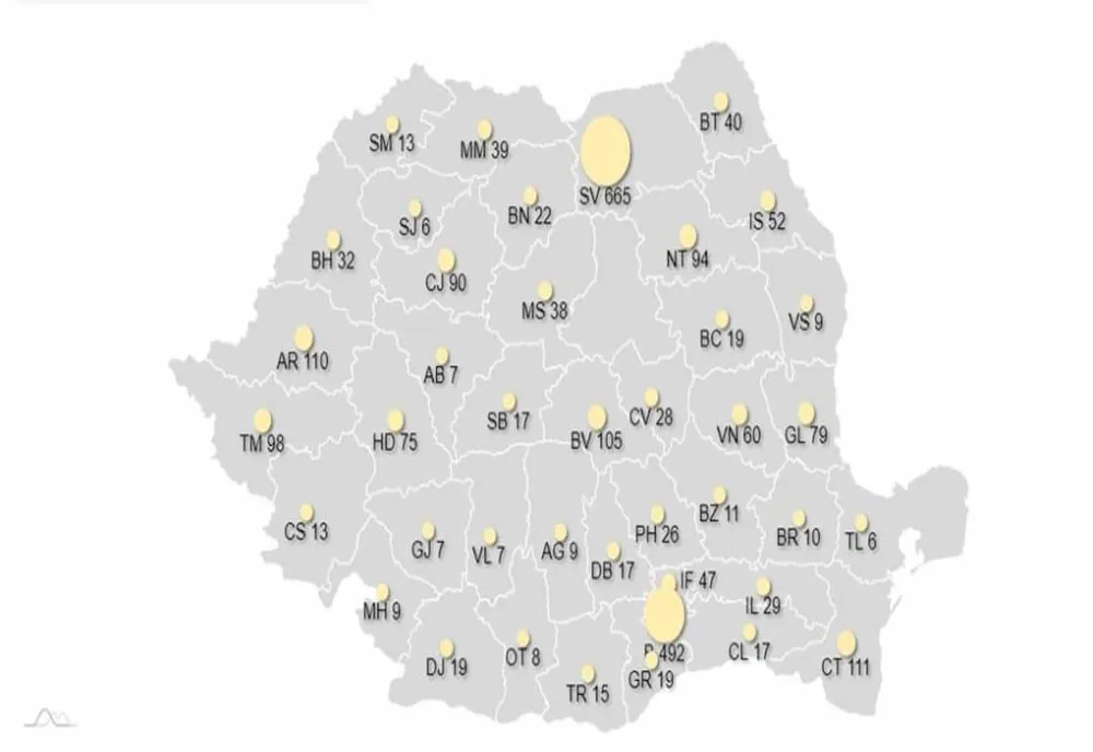 17 cazuri confirmate cu COVID-19 în județul Călărași