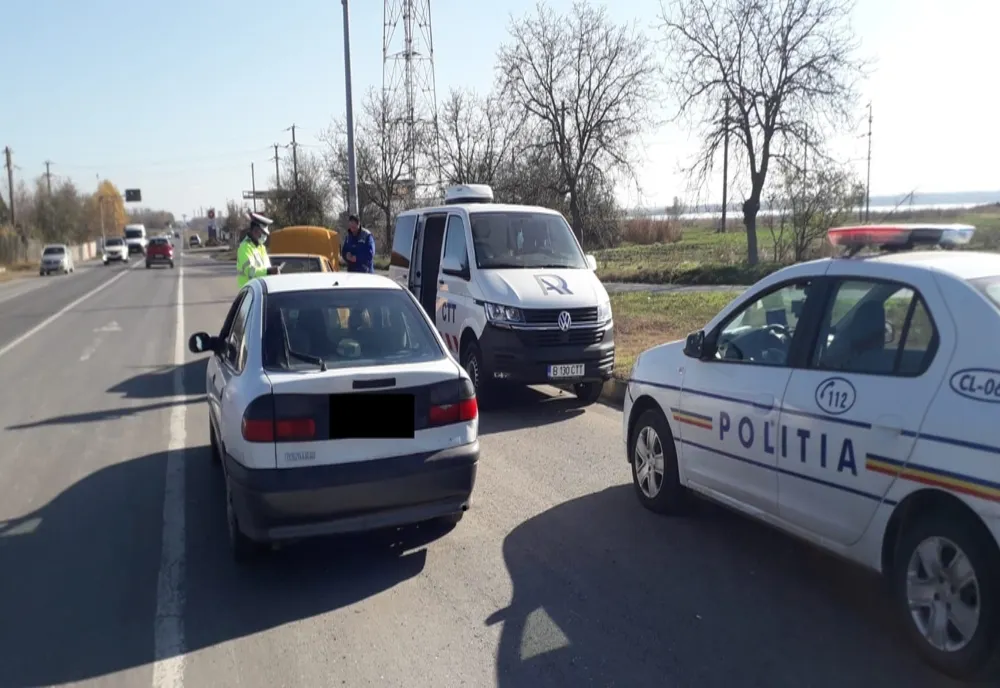 Amenzi de peste 300.000 de lei date de polițiștii călărășeni