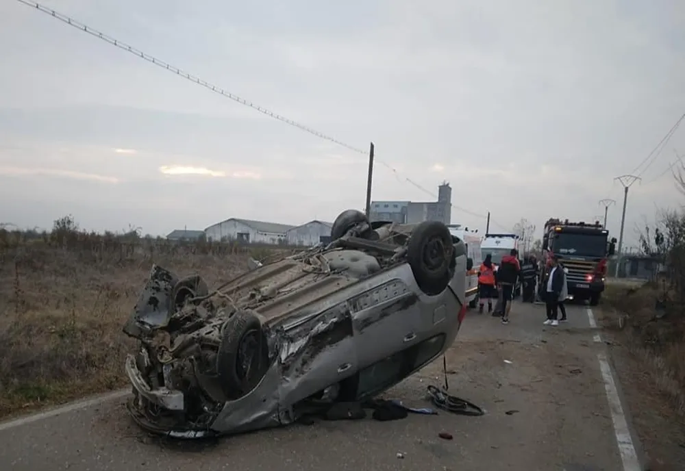 FOTO Accident teribil în Călărași. Patru persoane în stare gravă