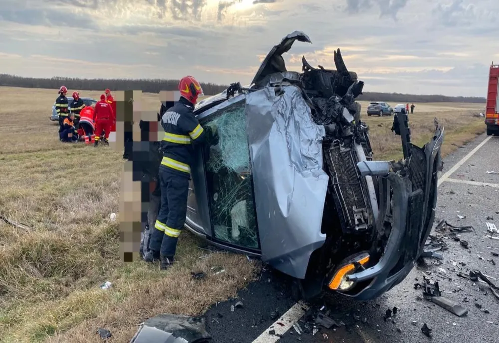 FOTO Accident grav pe DN2A