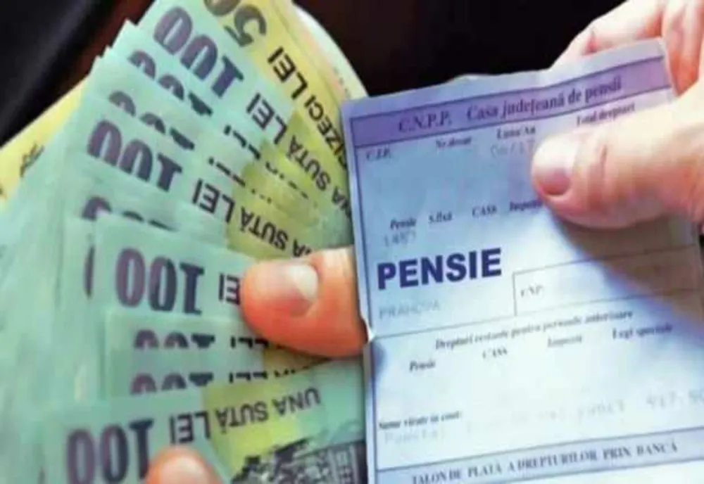PENSIA MEDIE LUNARĂ S-A MAJORAT CU 0,4%, ÎN TRIMESTRUL 2