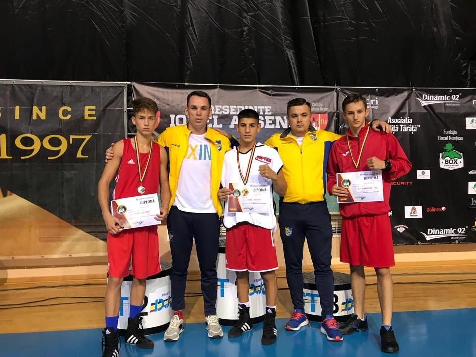 Aur, argint și bronz pentru boxerii călărășeni la Campionatele Naționale de juniori