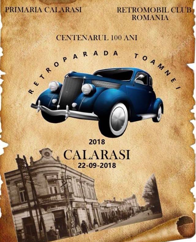 Retroparada Toamnei, defilarea mașinilor de epocă pe străzile Călărașiului