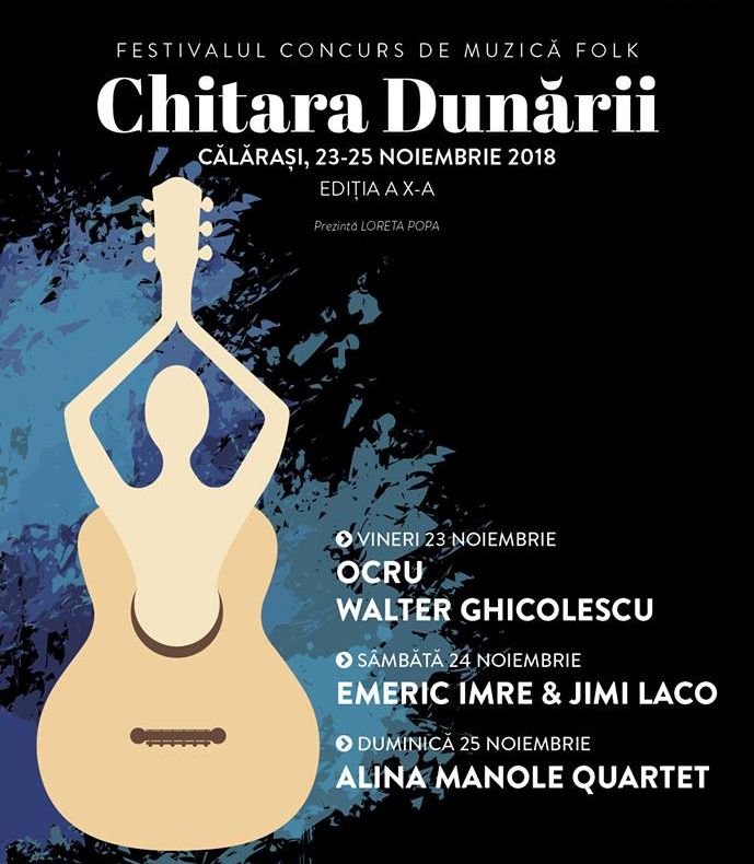 Mâine începe Festivalul de Folk „Chitara Dunării” Călărași
