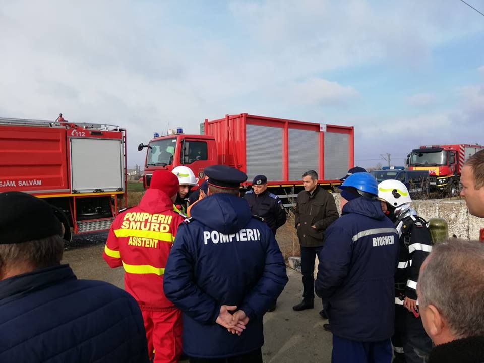 ISU Călărași a organizat astăzi un amplu exercițiu tactic de cooperare