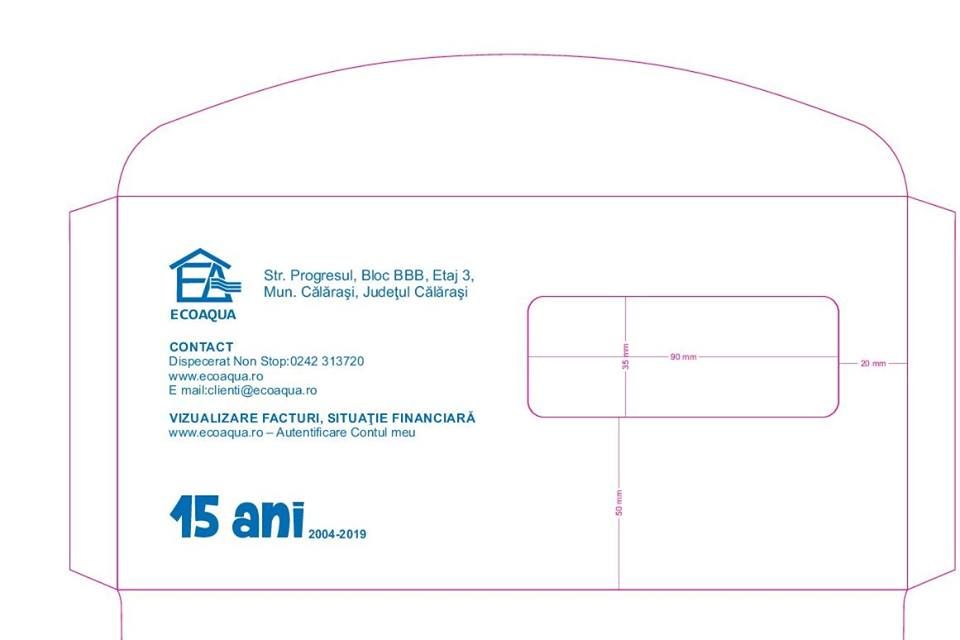 Facturile la apă vor fi transmise călărășenilor printr-un operator privat de servicii poștale