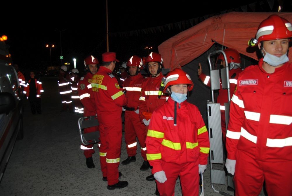 100 de persoane și 28 de autospeciale prezente la un amplu exercițiu tactic al ISU Călărași