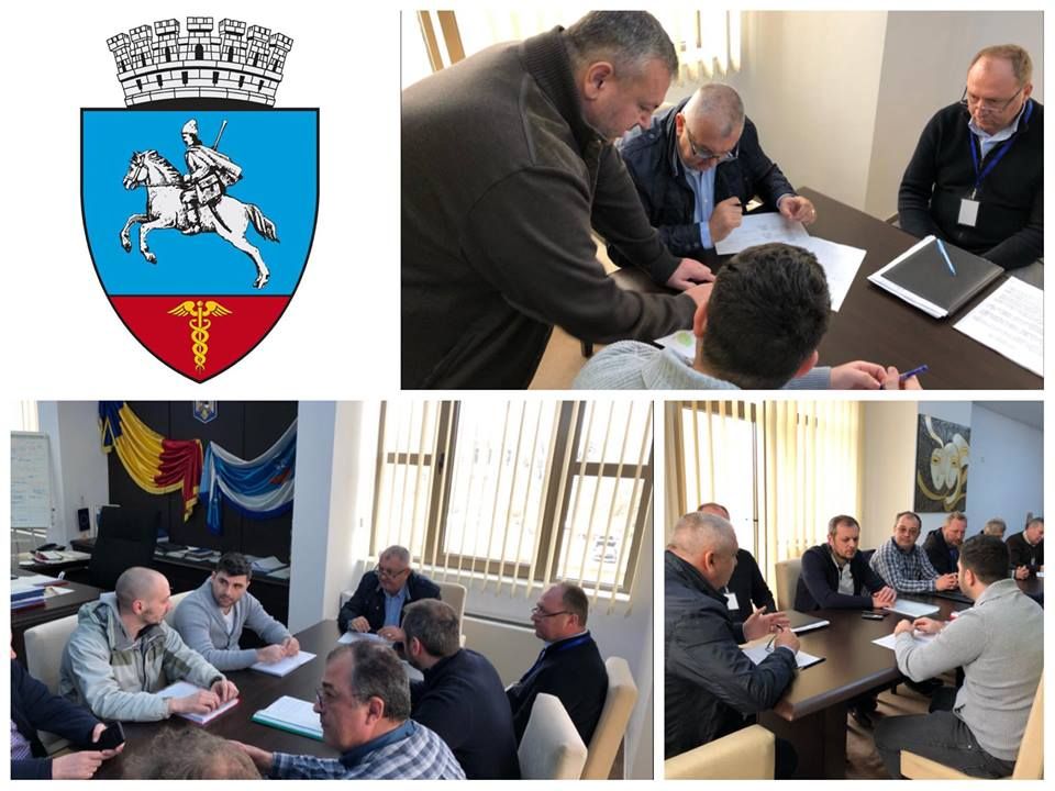 Constructorii implicați în proiectele Primăriei Călărași s-au întâlnit cu primarul Drăgulin