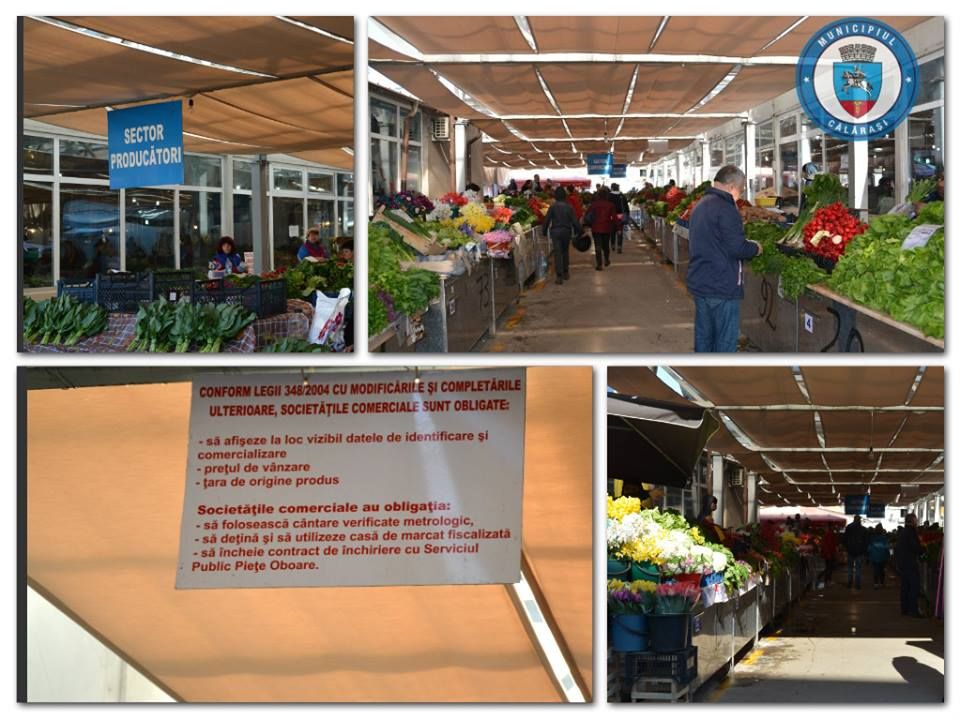 Primăria Călărași va moderniza, anul acesta, trei piețe din municipiu