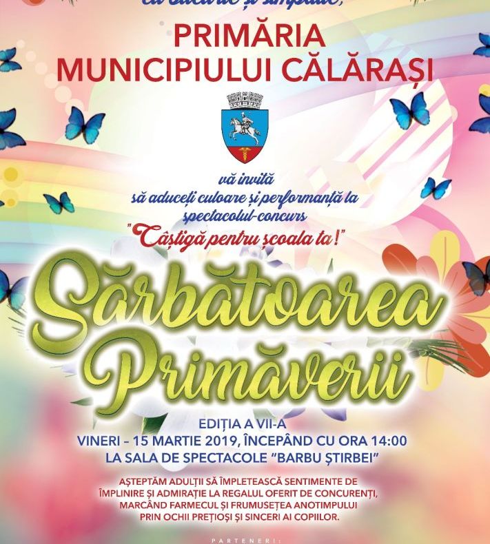 „Sărbătoarea Primăverii”, spectacol-concurs pentru școlile din municipiul Călărași