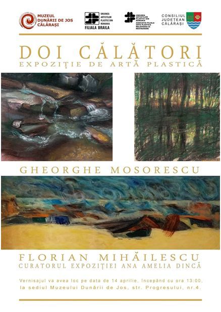 „Doi Călători” - Expoziție de Artă Plastică la Muzeul Dunării de Jos