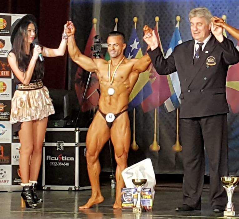Călărășeanul Ciprian Solzaru, locul I cu echipa României la Campionatele Balcanice de Culturism și Fitness