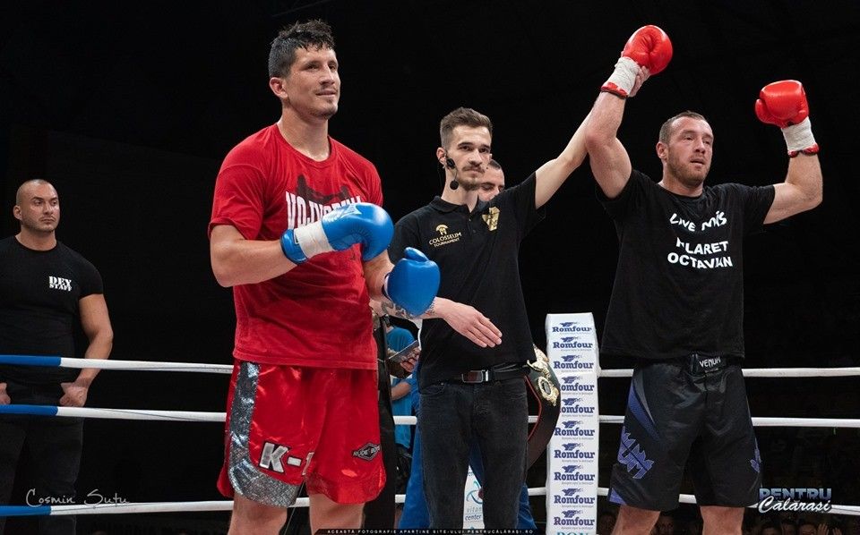 Gala Colosseum Călărași | Pitbull Atodiresei și-a făcut knock out adversarul, Cosmin Ionescu rămâne campion mondial
