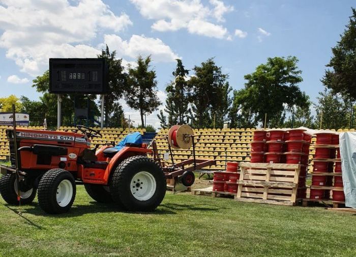 Stadionul Dunării Călărași va avea sistem de degivrare. Au început lucrările!