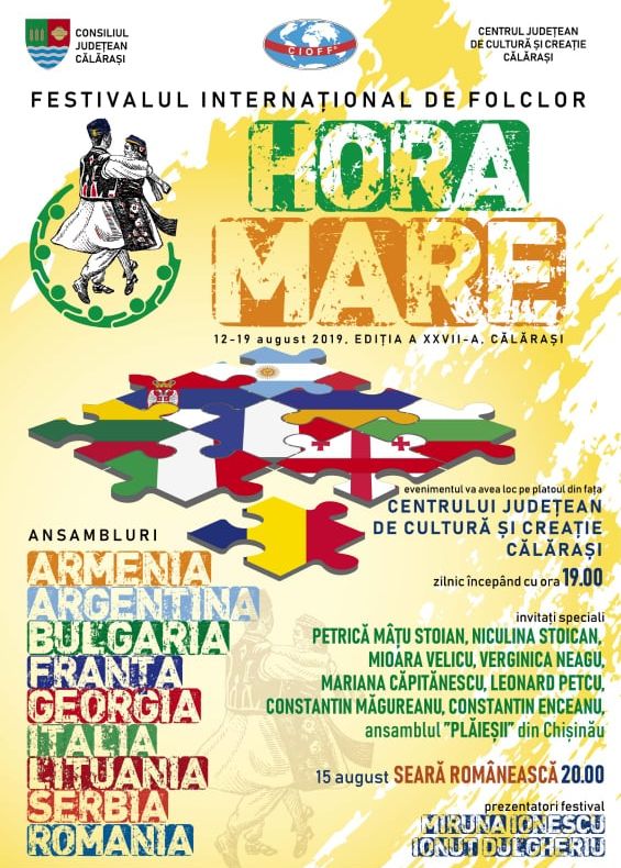 Ansambluri din 8 țări, printre care Argentina, Franța sau Italia, prezente anul acesta la Festivalul Internaţional de Folclor „HORA MARE”
