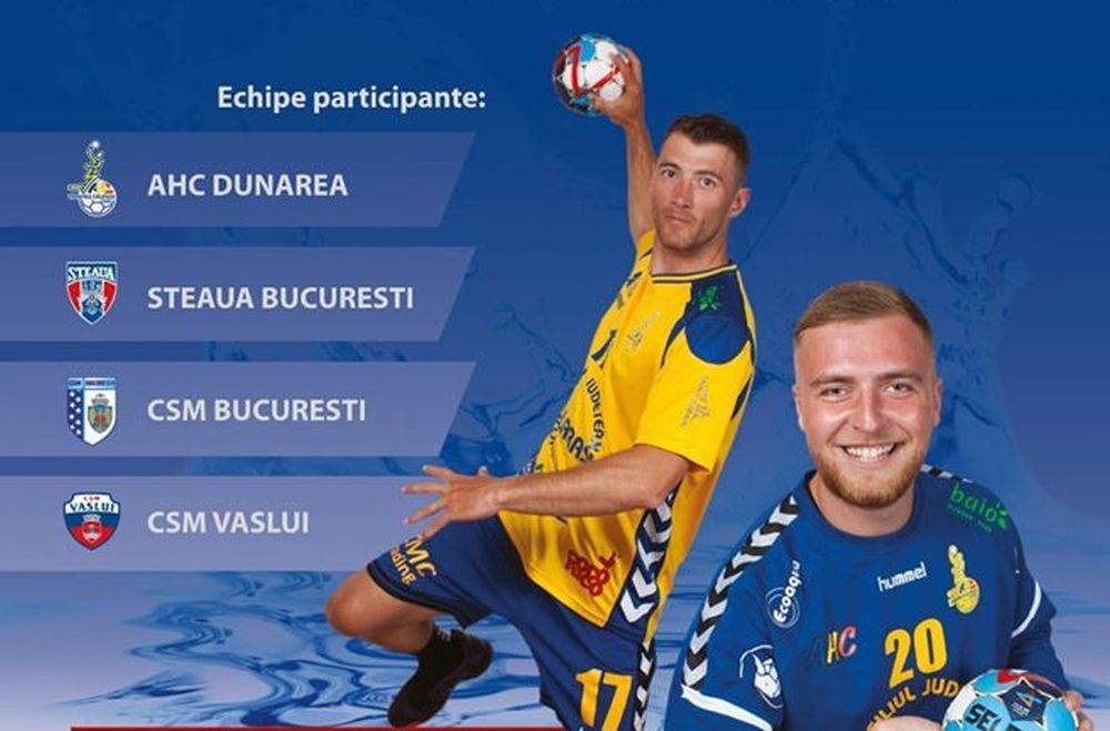 Mâine, la Călărași, începe turneul de handbal masculin „Cupa Dunării”
