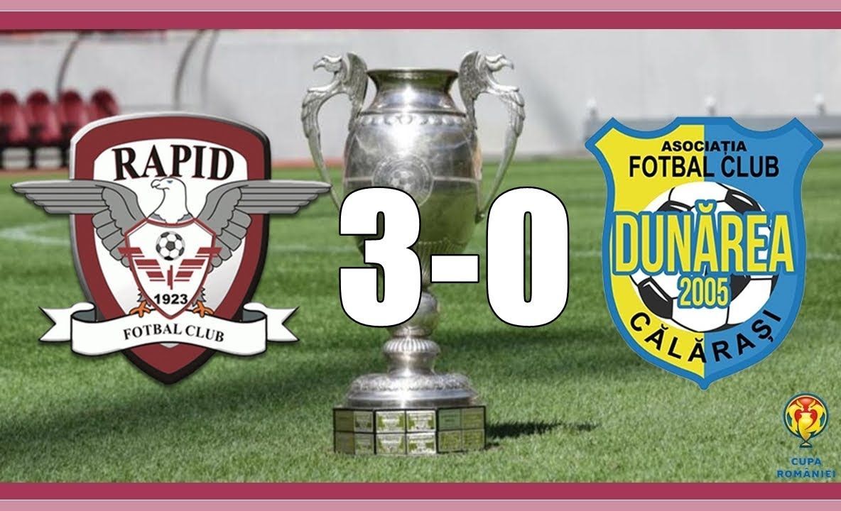 Dunărea Călărași iese din Cupa României învinsă de Rapid