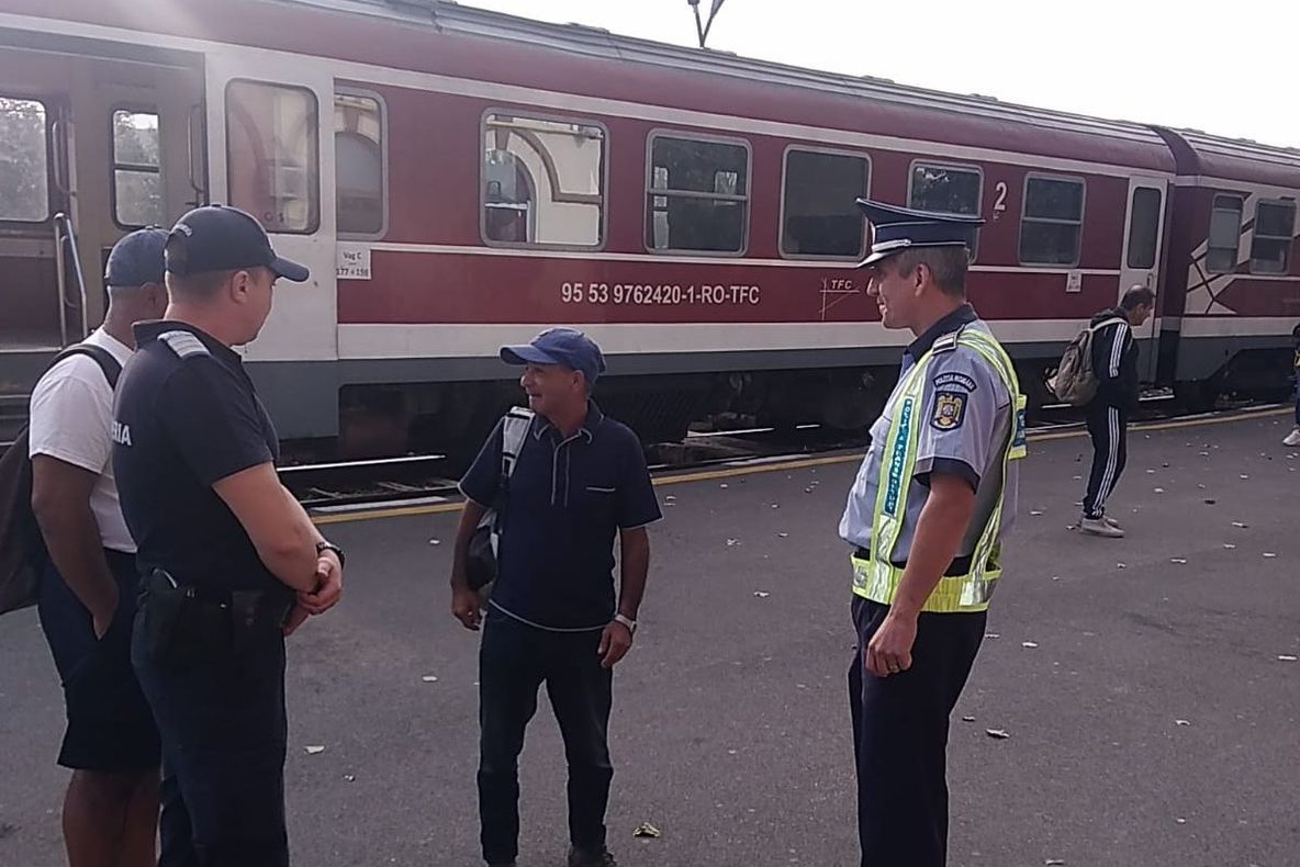 120 de sancțiuni au aplicat polițiștii în gările din județul Călărași