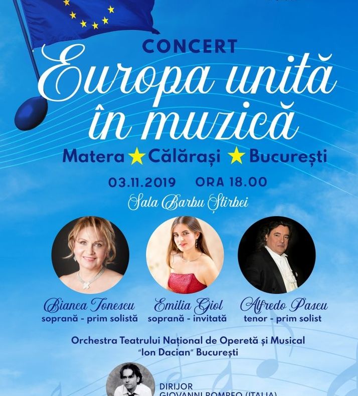 Concert al orchestrei Teatrului Național de Operetă „Ion Dacian”, astăzi, de la ora 18.00