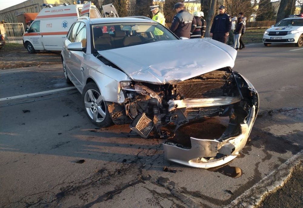 Accident rutier cu două persoane rănite în municipiul Oltenița