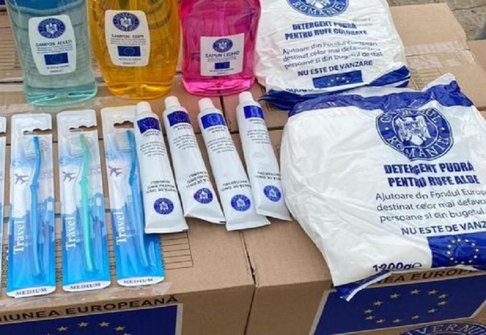Primăria Călărași oferă produse de igienă pentru persoanele defavorizate