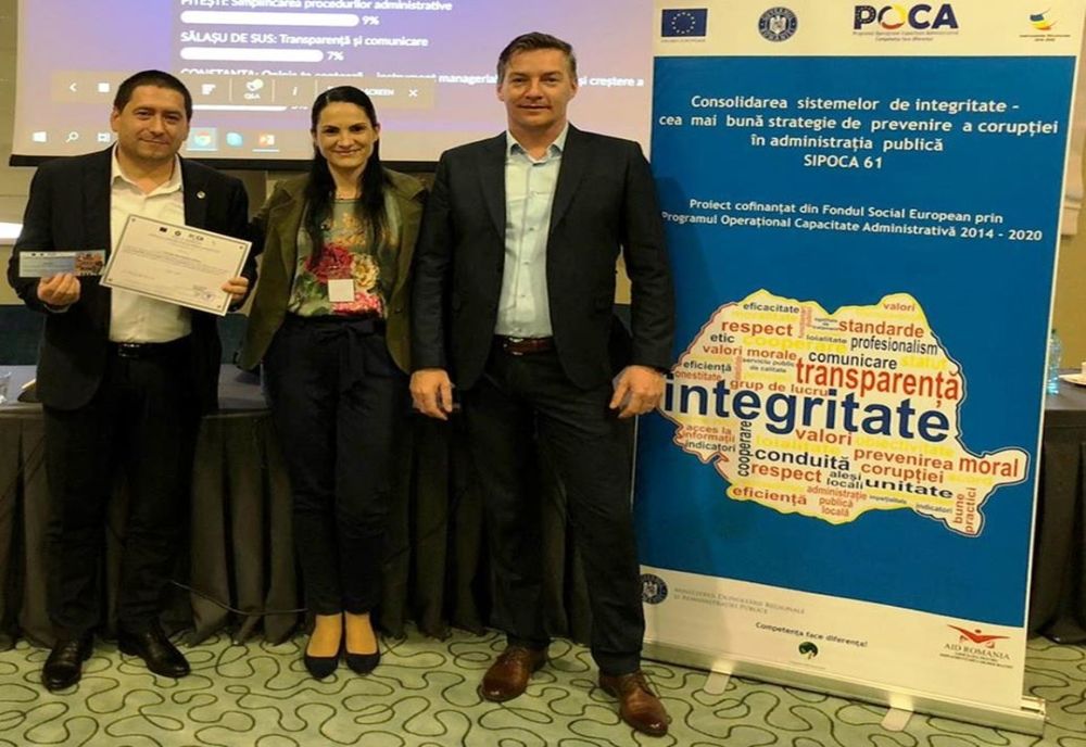 Primăria Călărași a fost premiată pentru un proiect european privind integritatea