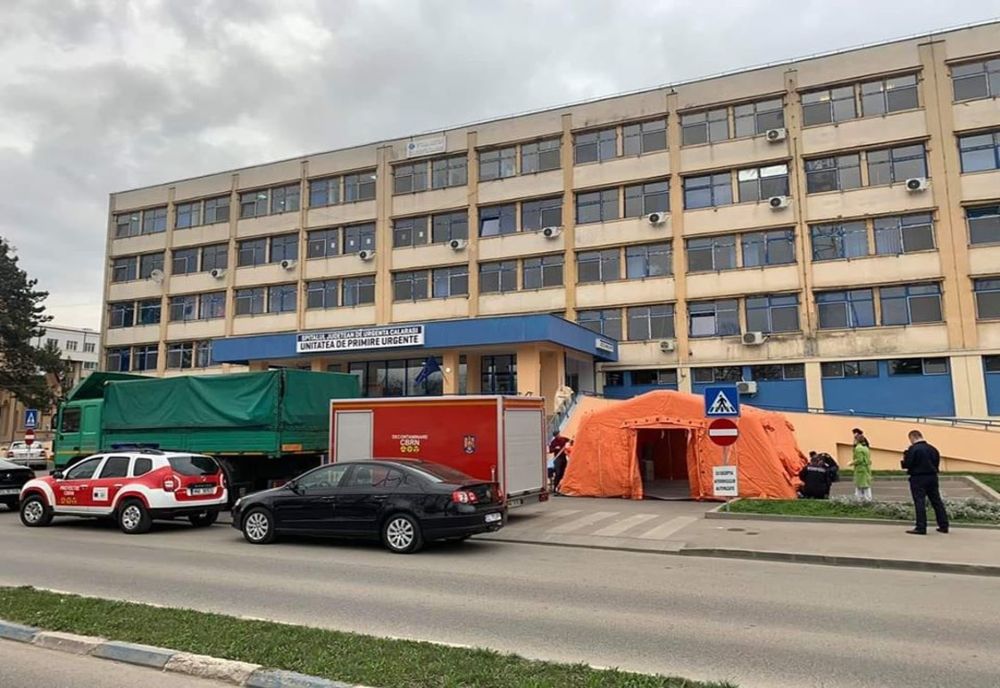 Spitalul Județean Călărași are asigurate materiale de protecție și dezinfectanți