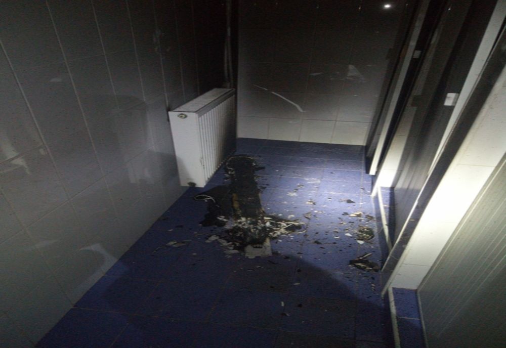 FOTO | Incendiu la Spitalul CFR din Cluj