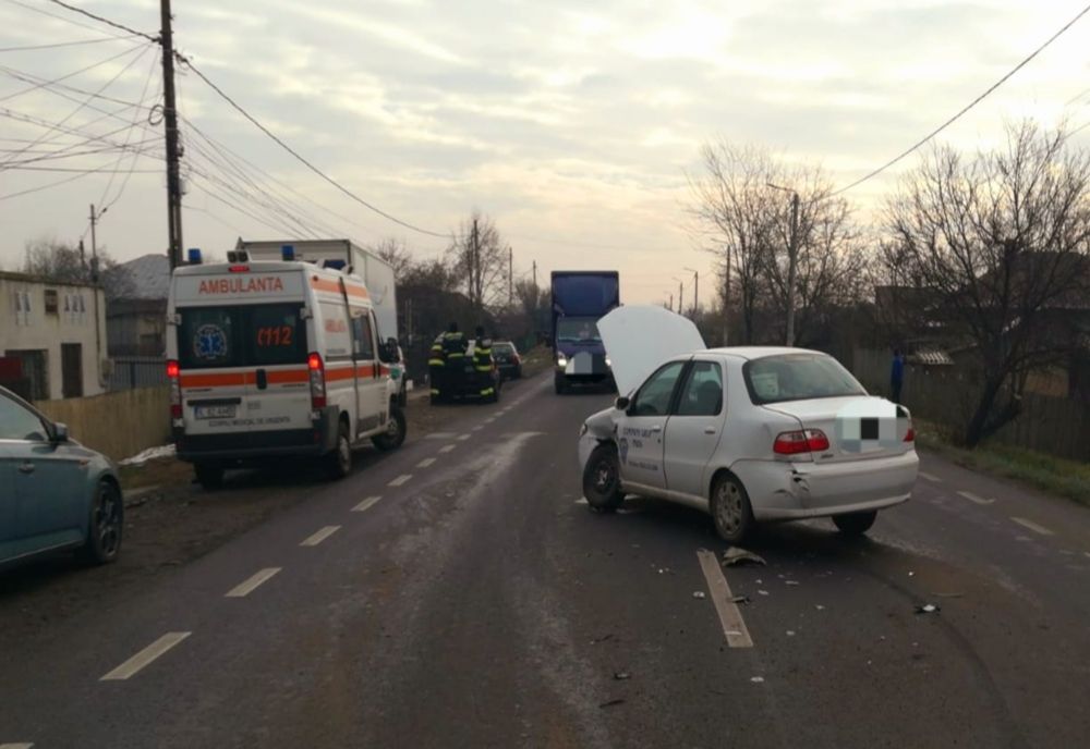 FOTO| Șofer din Călărași implicat într-un accident în Ialomița