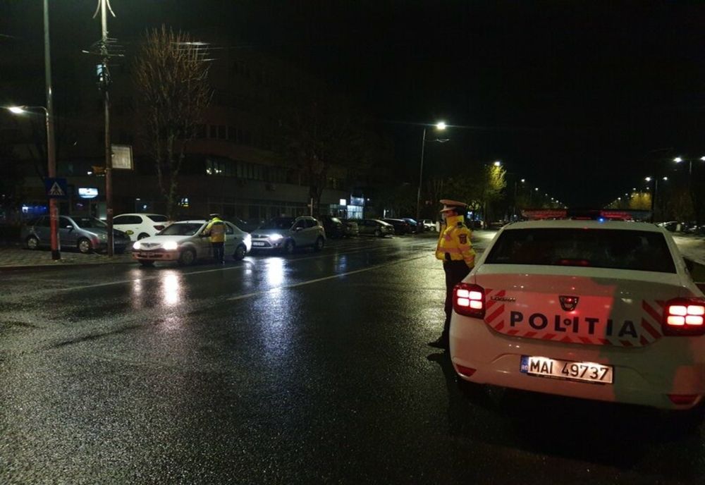 Polițiștii pe străzi în noaptea de Revelion