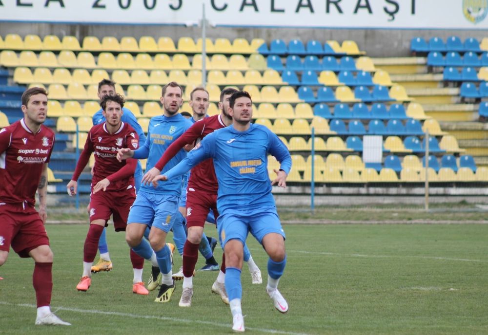 Dunărea Călărași a încheiat la egalitate amicalul cu Rapid