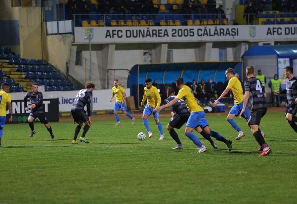 Dunărea Călărași și ASU Poli termină la egalitate în play-off-ul Ligii 2