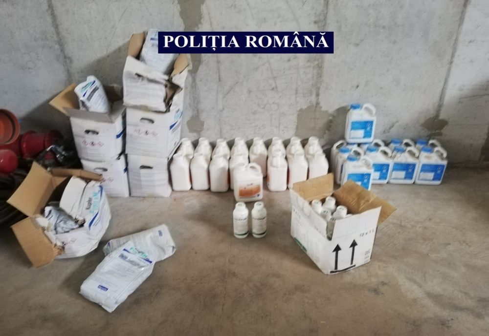 Substanțe chimice expirate descoperite la o firmă