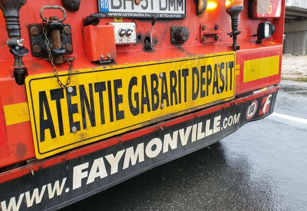 Transporturi agabaritice pe două rute Borș PTF (județul Bihor)- Poarta 7 Constanța și Nădlac II – DN65 B (Bradu, județul Argeș)