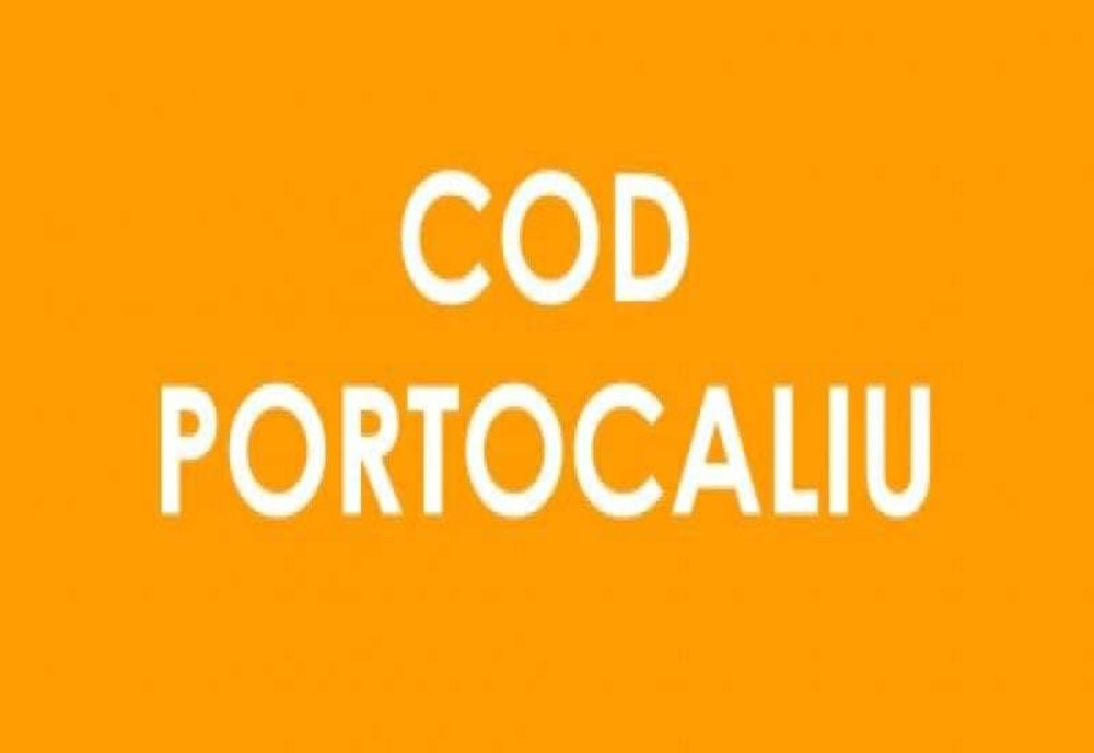 COD PORTOCALIU de fenomene meteorologice periculoase  în județele Ialomița și Călărași
