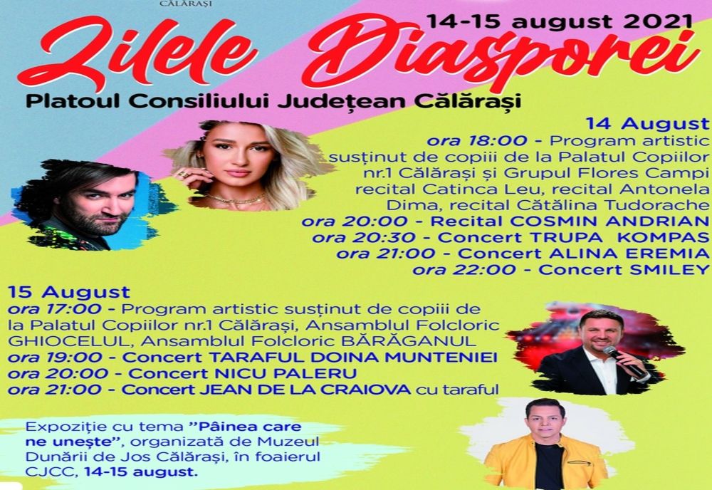 “ZILELE DIASPOREI”, Călărași 2021
