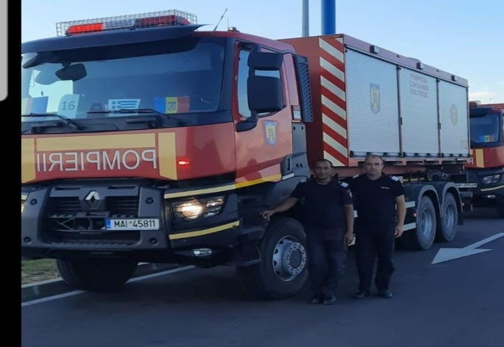 Pompierii călărășeni au plecat în Grecia