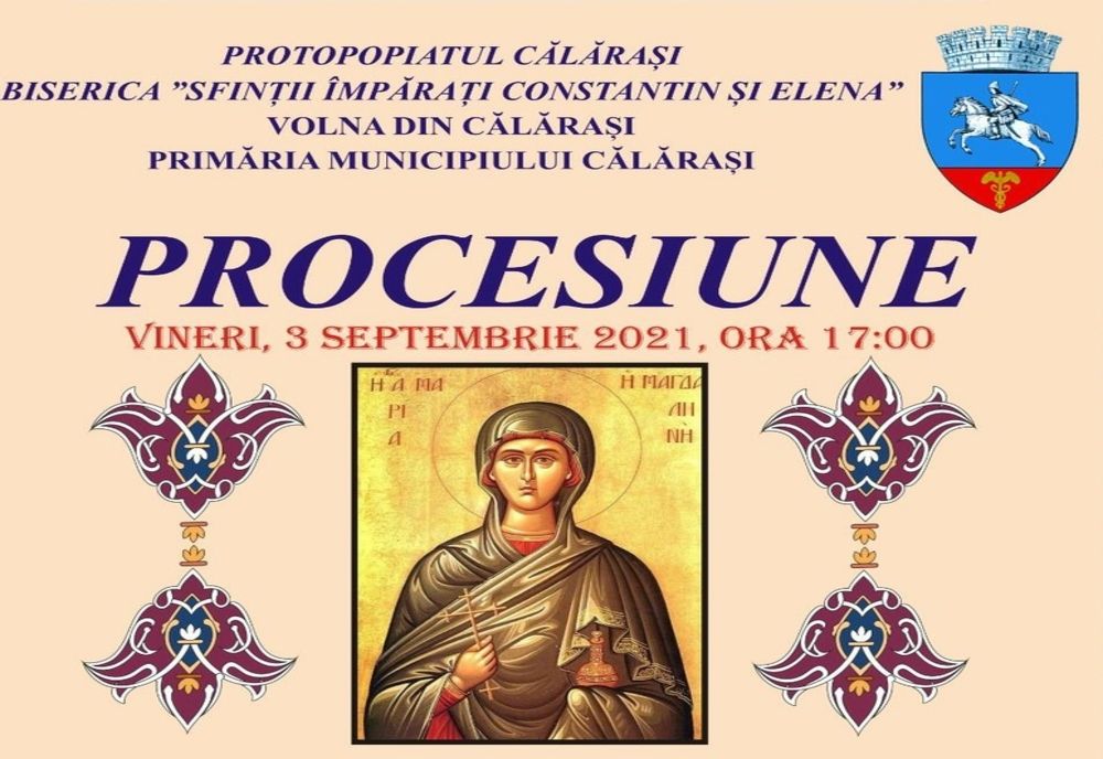 Procesiune religioasă în Călărași