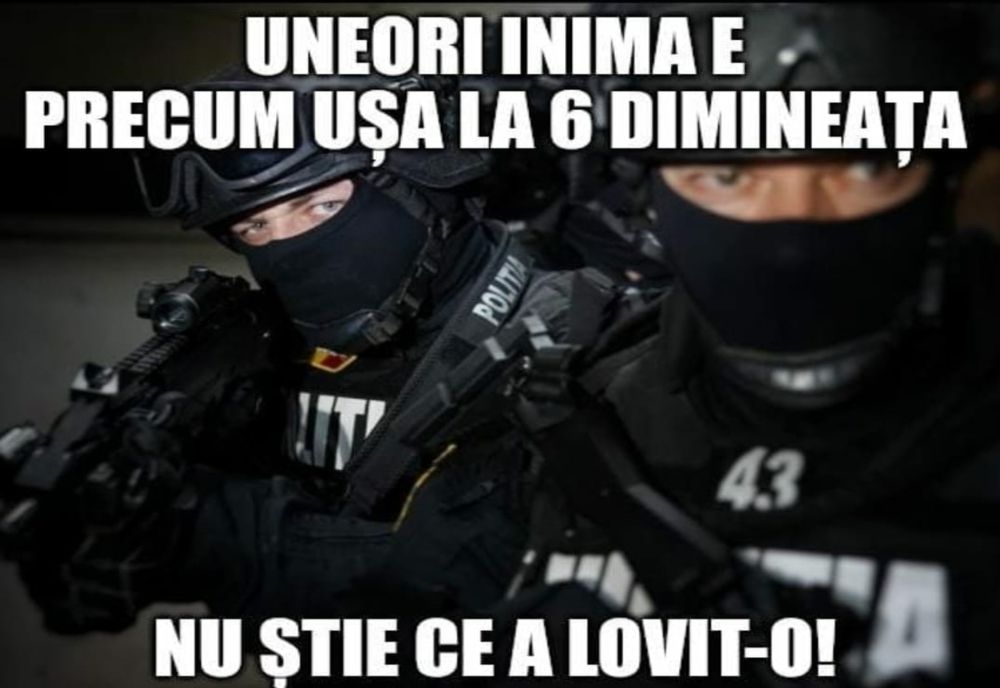 Ministerul de Interne, mesaj de Valentine`s Day: „Uneori inima e precum ușa la 6 dimineața. Nu știe ce a lovit-o!”