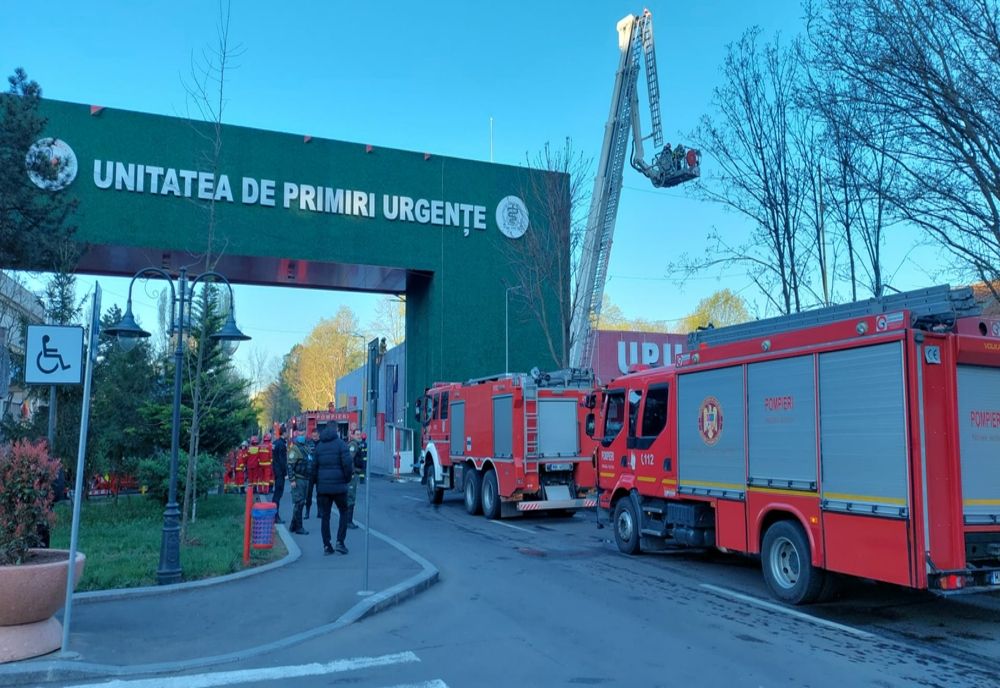 Incendiu la Unitatea Primiri Urgențe a Spitalului ”Bagdasar-Arseni” din București