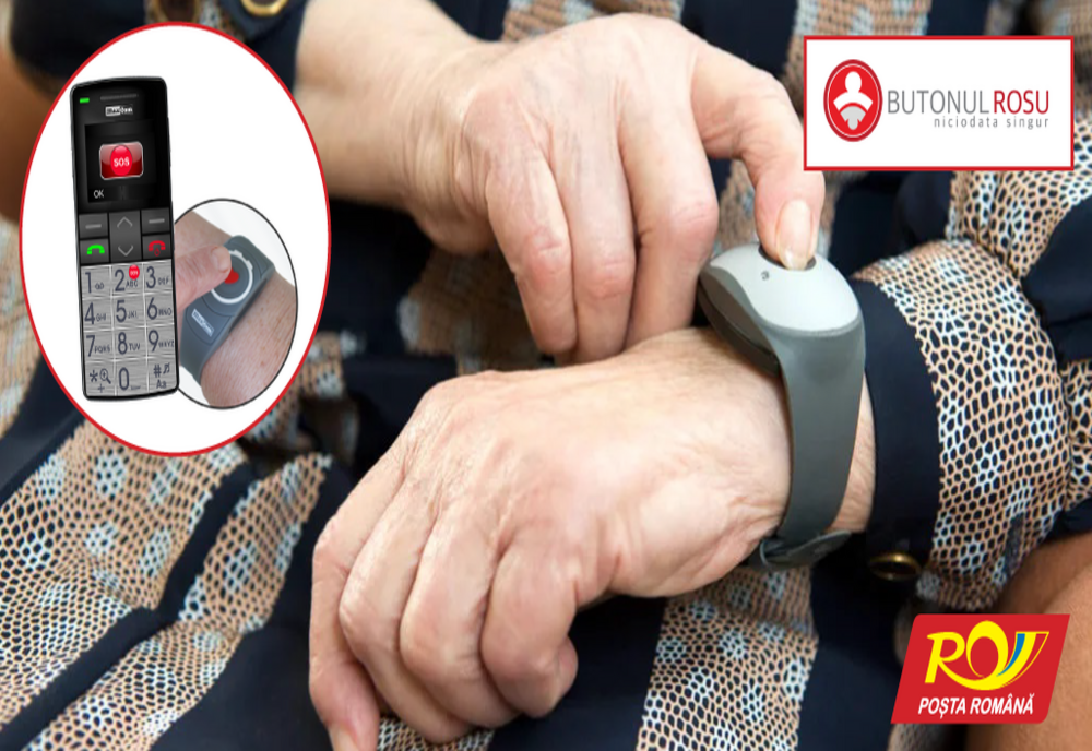 Poștașii vor distribui anumitor pensionari brățări cu butonul roșu. Cum funcționează serviciul de urgență