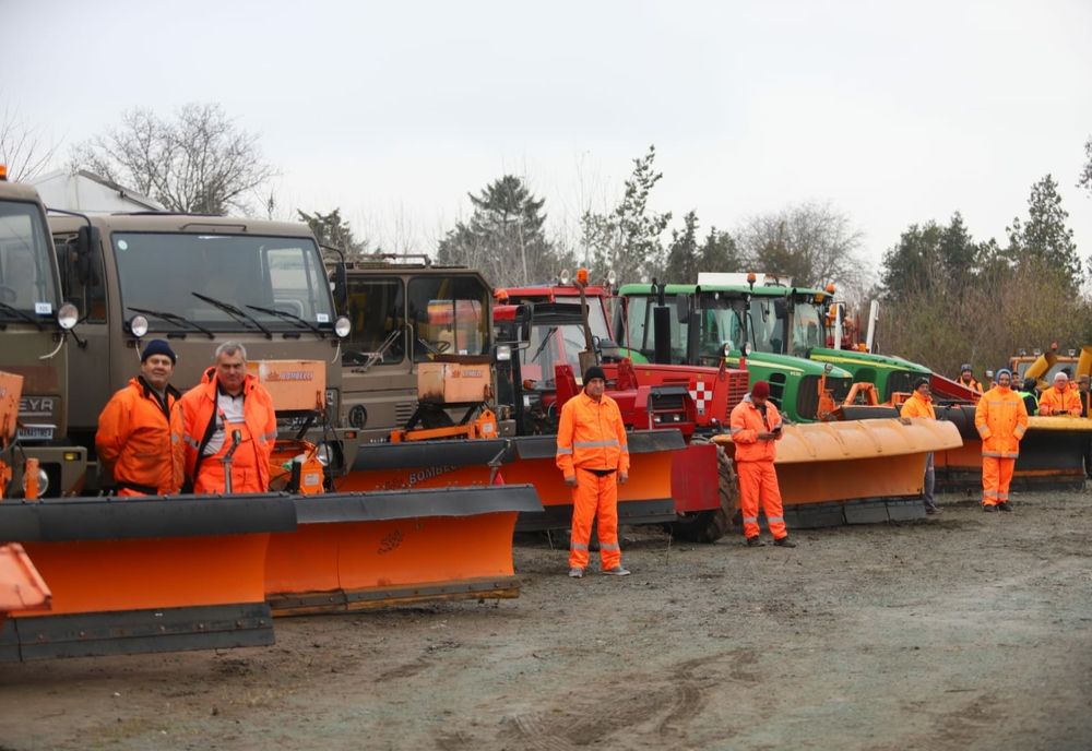 FOTO Drumarii din Călărași susțin că sunt pregătiți de sezonul rece