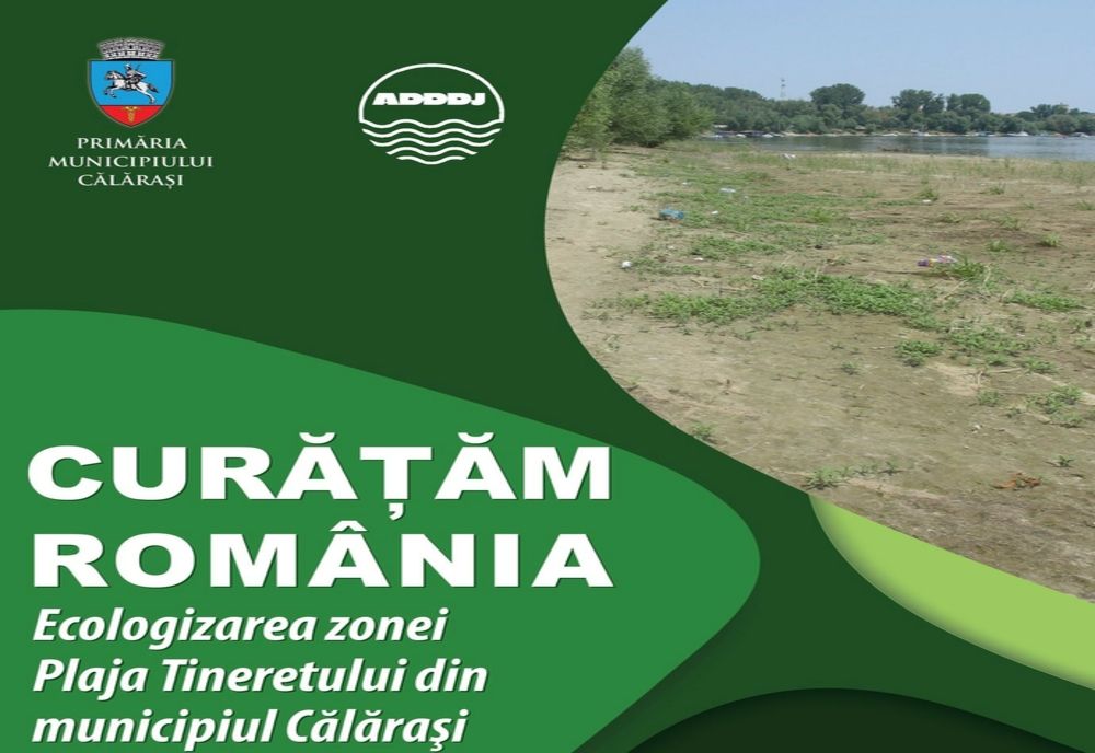 Ecologizare în zona Plajei Tineretului